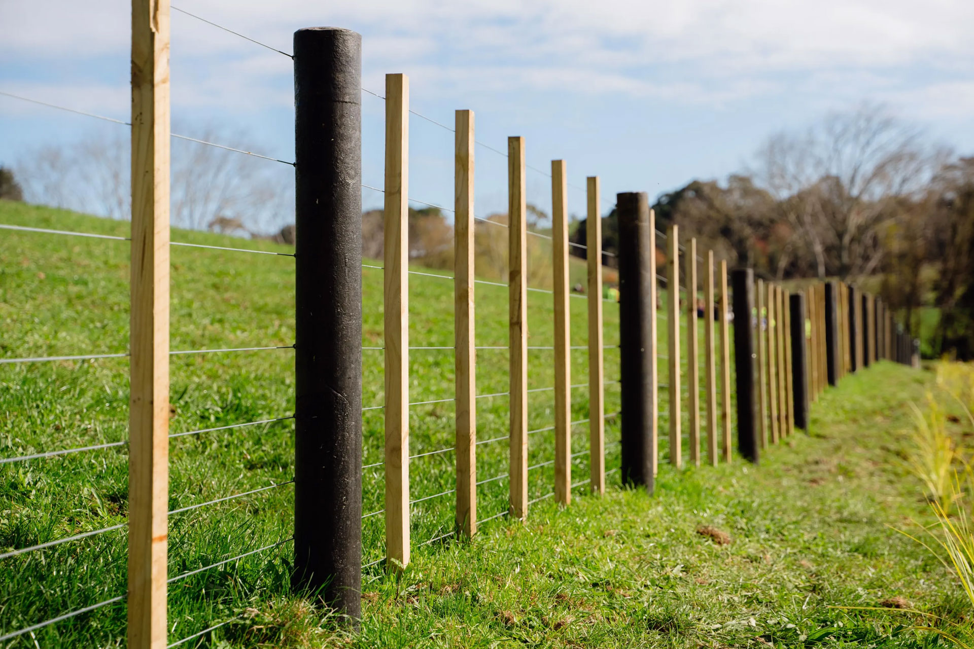 turning-banner-media-into-fence-posts